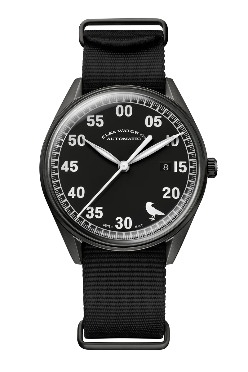 Pistolet automatique ELKA X Heroes PVD et Nato noir