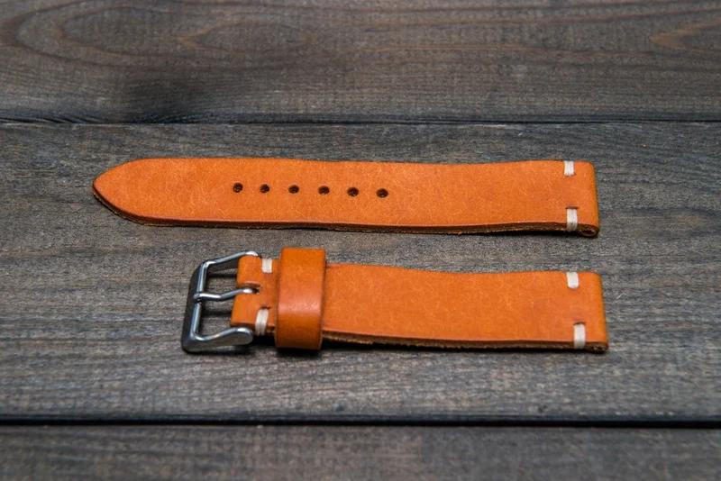 Badalassi Carlo, Pueblo Olmo leather watch strap. Hand-made to order in Finland.