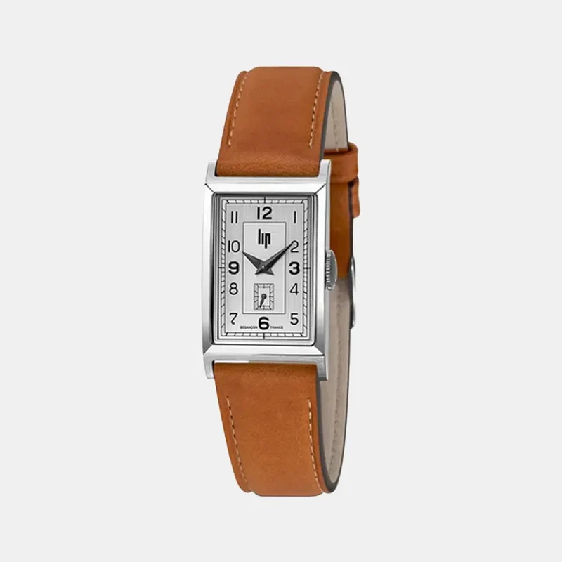Montre LIP Homme Churchill T18 en Cuir Marron 671015