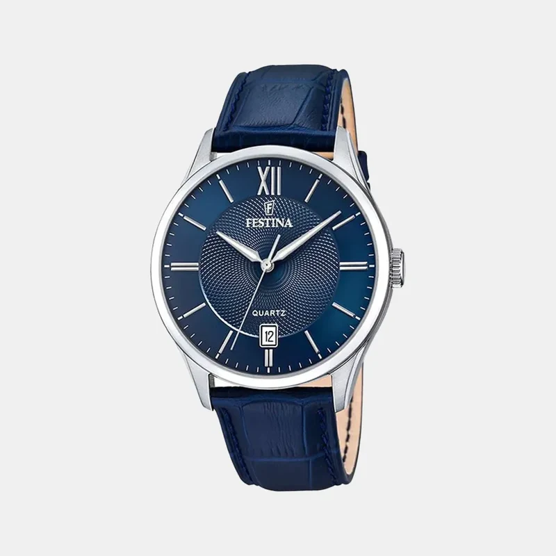 Montre FESTINA Homme Classique en Cuir Bleu F20426/2