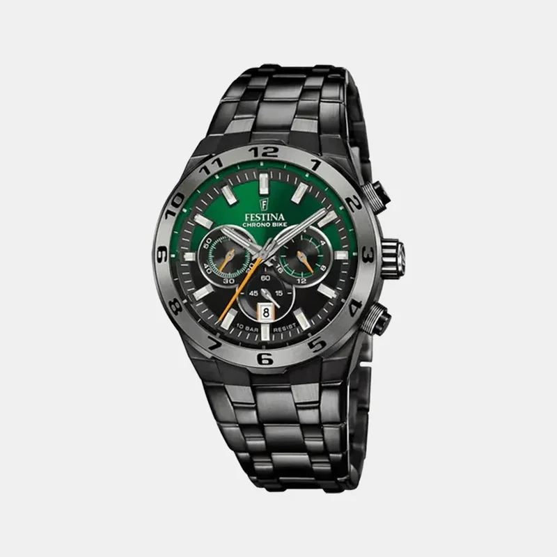 Montre FESTINA Homme Chrono Bike en Acier Noir F20673/2