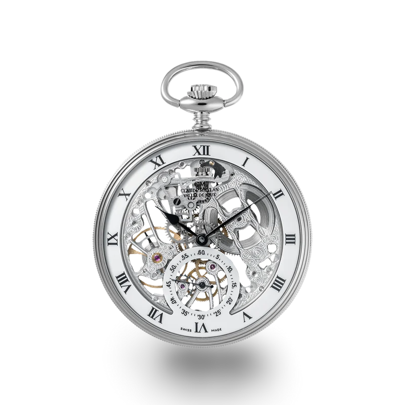 Claude Meylan Montre de poche squelette 2122
