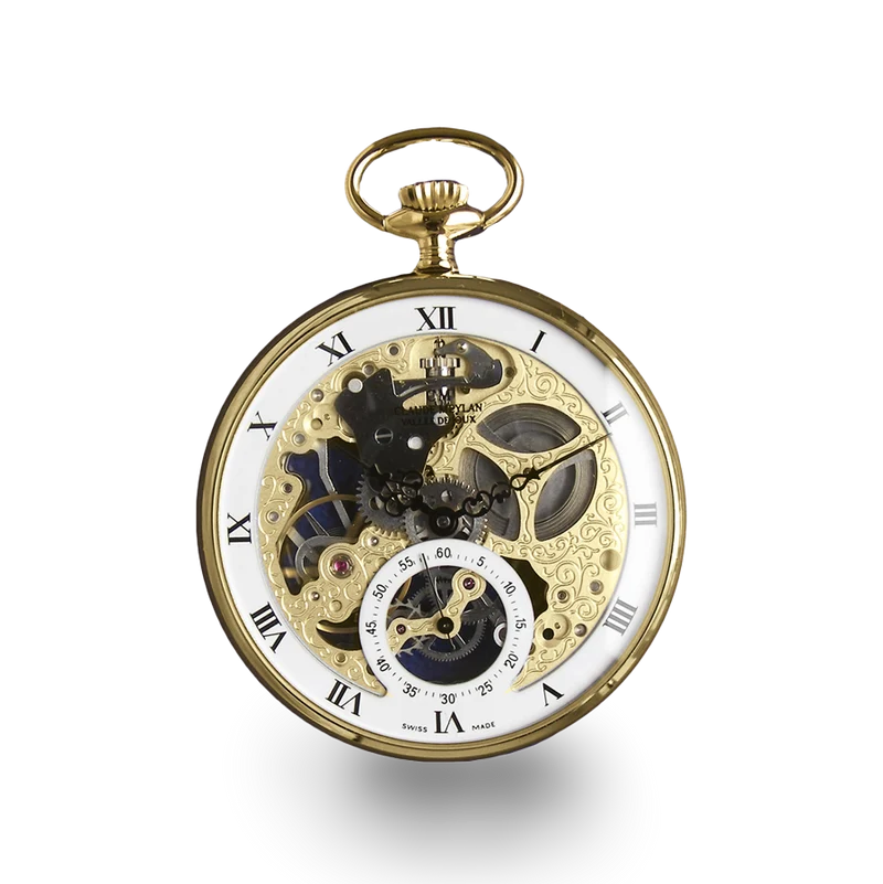 Claude Meylan Montre de poche squelette 2122-P