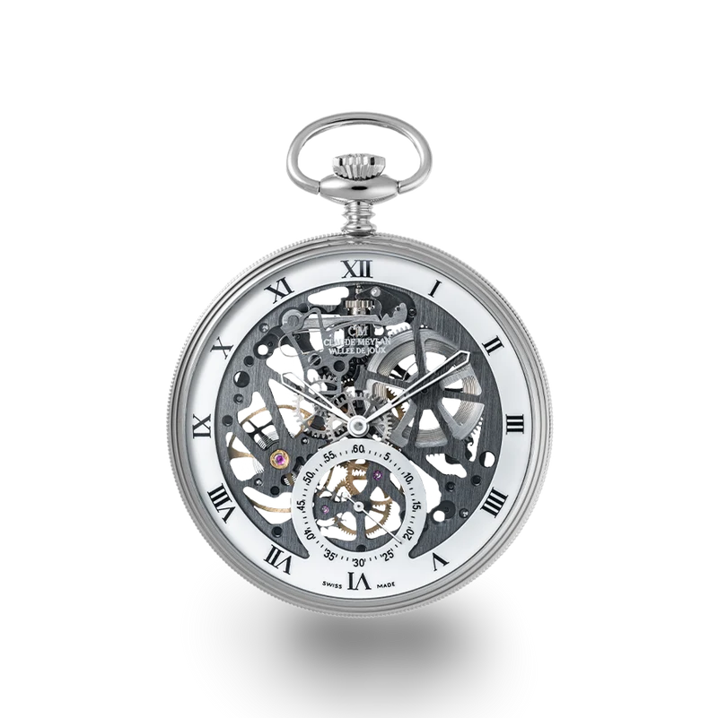Claude Meylan Montre de poche squelette 2123
