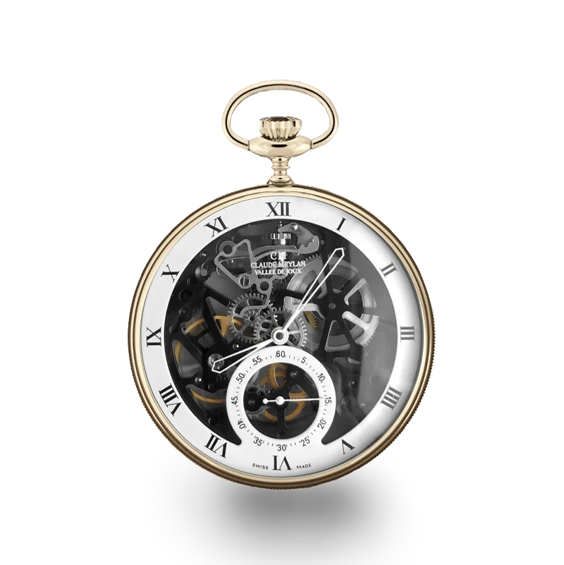 Claude Meylan Montre de poche squelette 2123-P