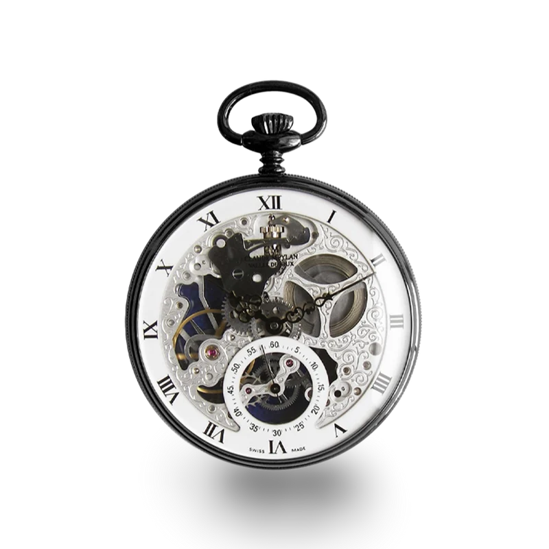 Claude Meylan Montre de poche squelette 2121-N