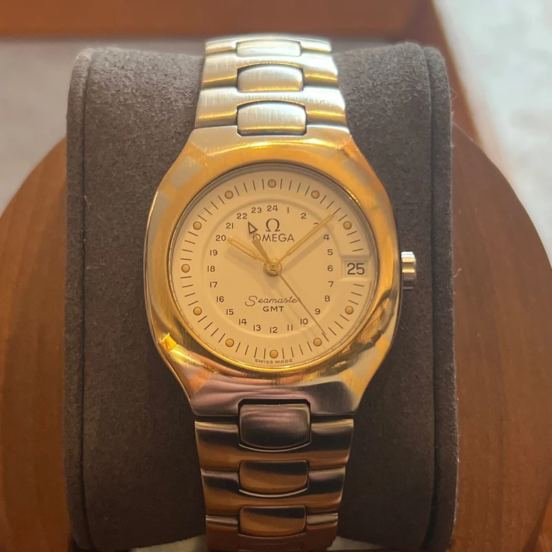 Omega Seamaster Polaris Quartz GMT 396.1122