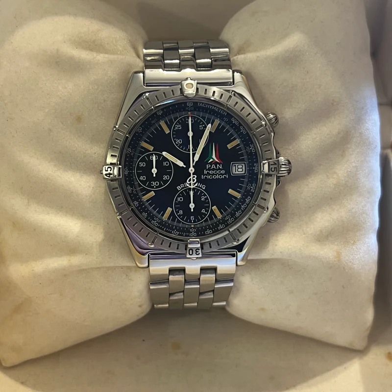 Breitling Chronomat PAN Frecce Tricolori Édition Limitée Coffret Complet A13050.1
