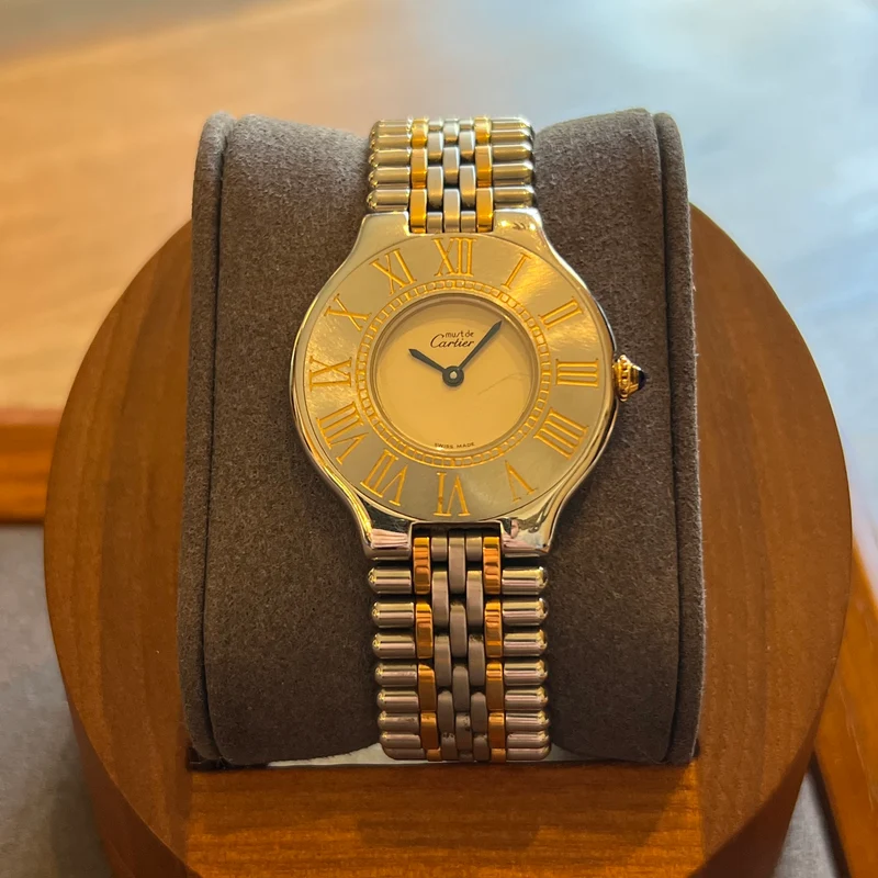 Cartier Must 21 Verre Saphir Scratch