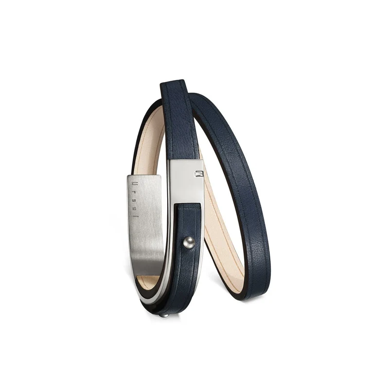 Bracelet cuir bleu homme | U'ROCK