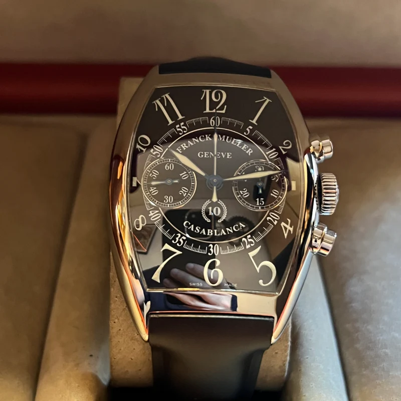 Chronographe Franck Muller Casablanca, coffret complet 8880CCC