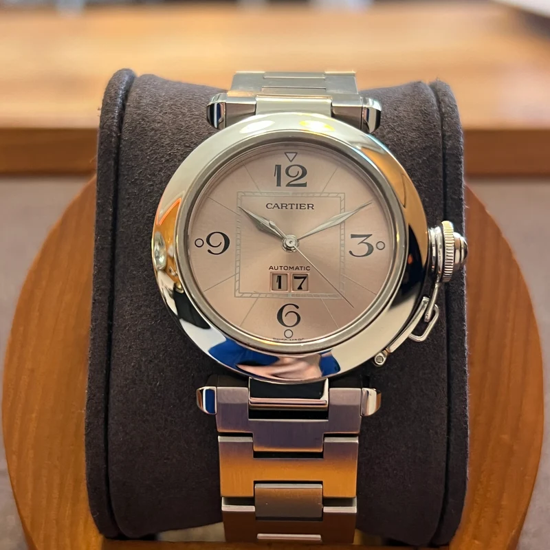 Cartier Pasha C Cadran rose Automatique W31058M7