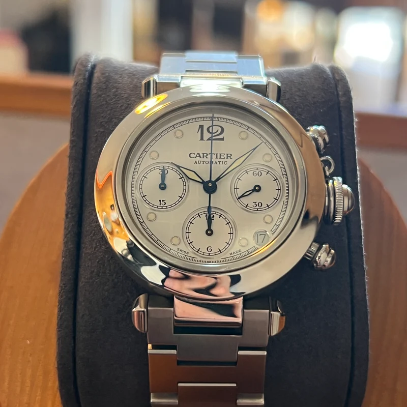 Cartier Pasha C Chronographe Automatique Ensemble Complet W31039M7