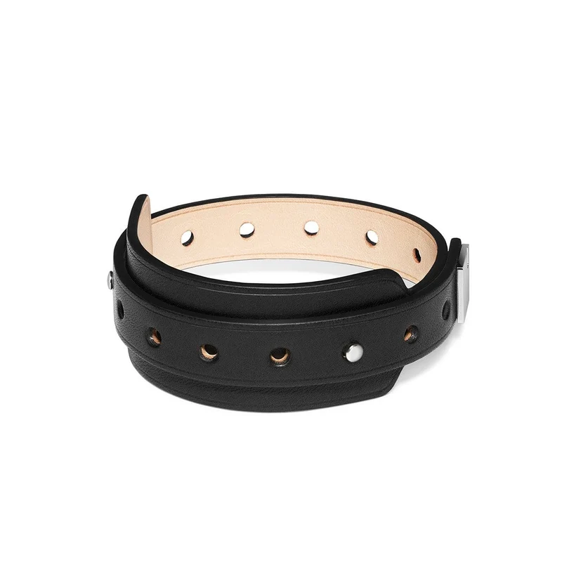 Bracelet cuir noir homme | VIP