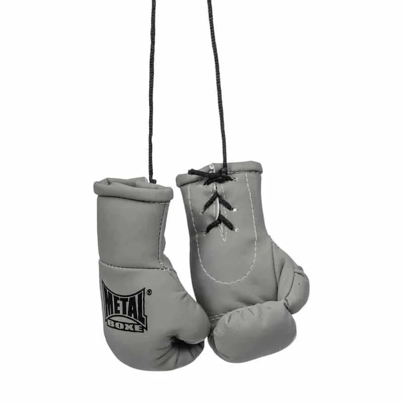 Mini gants de boxe Metal Boxe pour rétroviseur - Gris