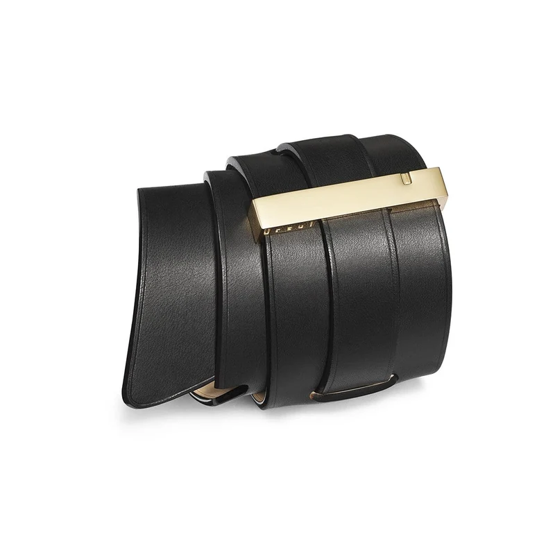 Manchette cuir noir | SPARTIATE