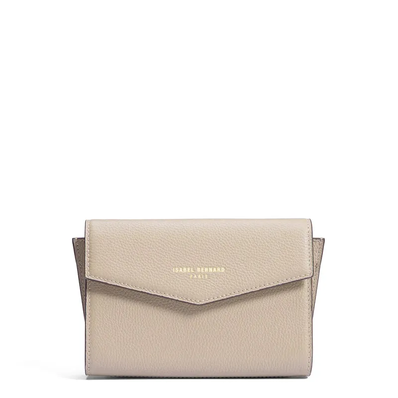 Isabel Bernard Honoré Lina Pochette Beige Avec Chaîne D’Épaule Amovible IB21135-072