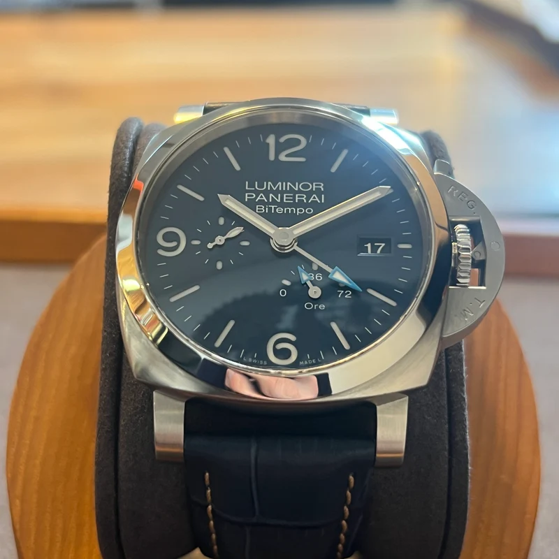 Panerai Luminor 1950 Bitempo Cadran Bleu PAM01361