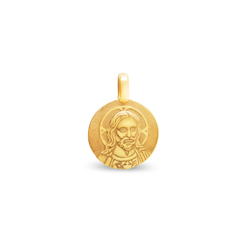 Médaille christ small en or