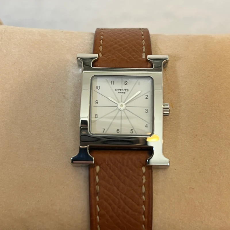 Montre Hermès H pour femme, ensemble complet HH1.210