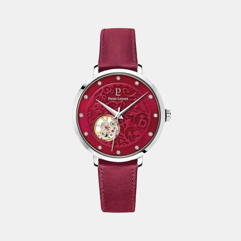 Montre PIERRE LANNIER Femme Eolia Automatic en Cuir 311D655