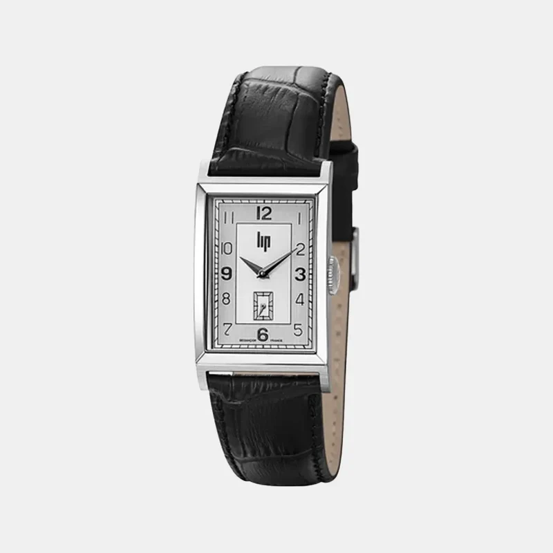 Montre LIP Homme Churchill T24 en Cuir Noir 671270