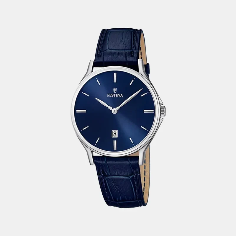 Montre FESTINA Homme Classique en Cuir Bleu F16745/3