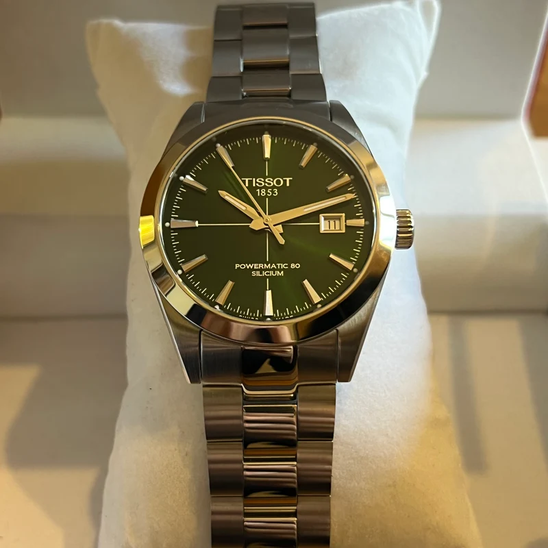 Montre Tissot Gentleman Silicium, ensemble complet T127407A