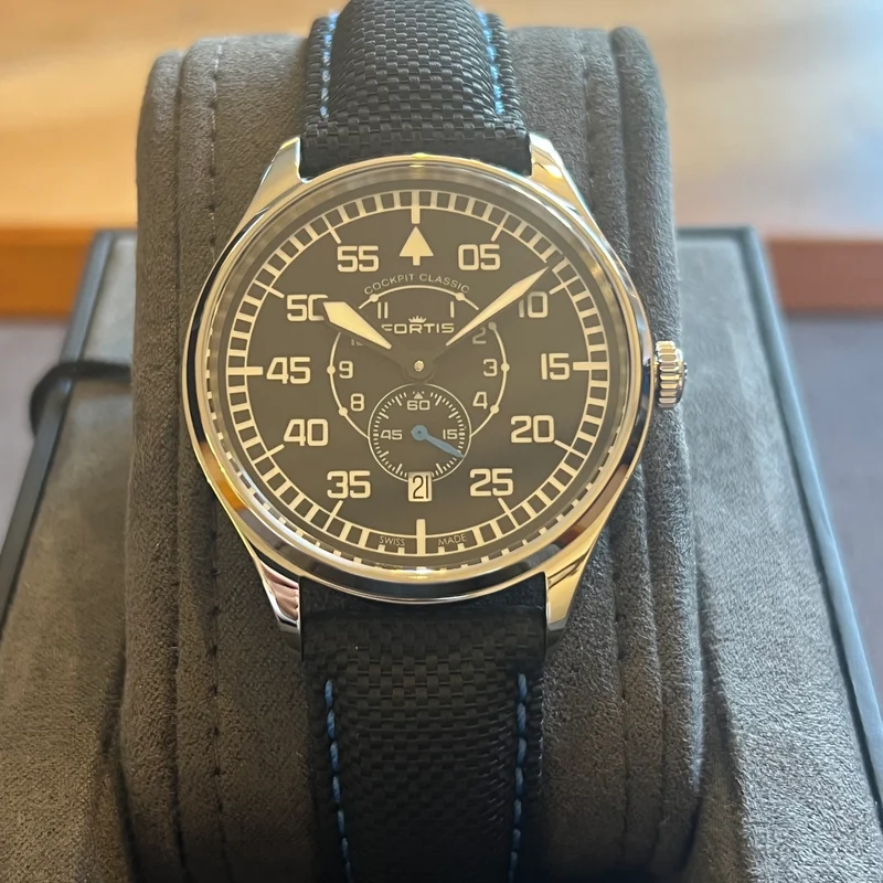 Fortis Coffret complet Aviatis Cockpit Classic Small Second 901.20.51 LP.05