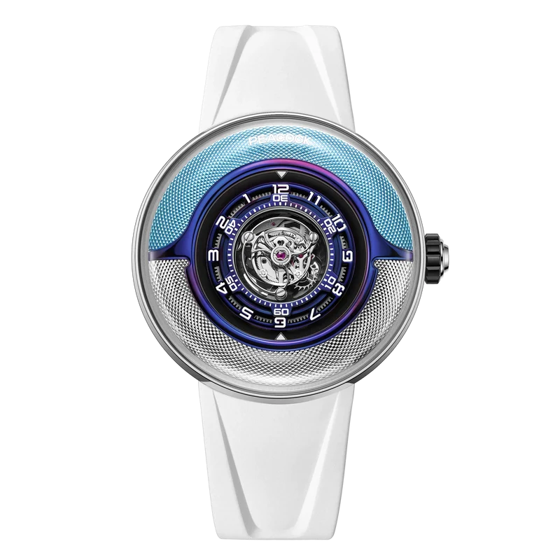 Peacock Black Hole · III Curved Guilloché