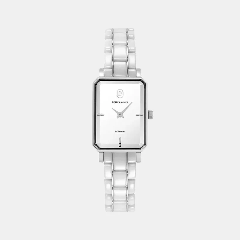 Montre PIERRE LANNIER Femme ARIANE en Céramique Blanc 084K809