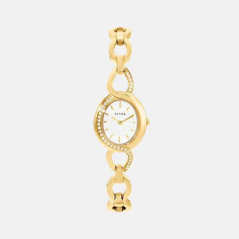 Montre CLYDA Femme SYLVIE en Acier Doré CLA841DMD