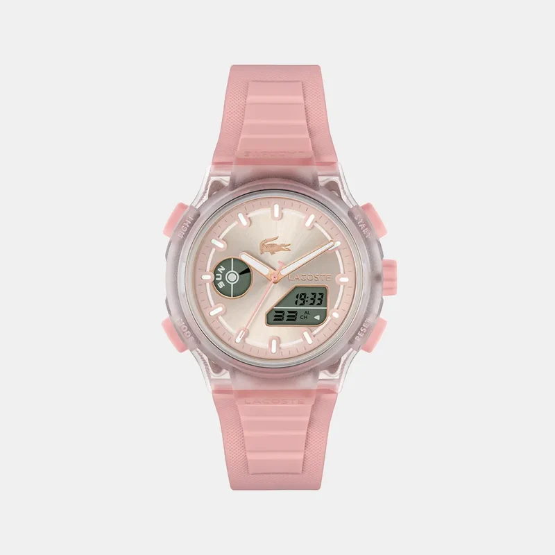 Montre LACOSTE Femme LC33 en Silicone Rose 2001494