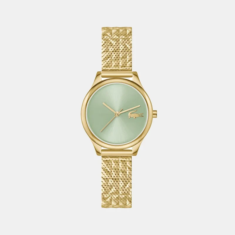 Montre LACOSTE Femme Mini Crocodelle en Acier Doré 2001502