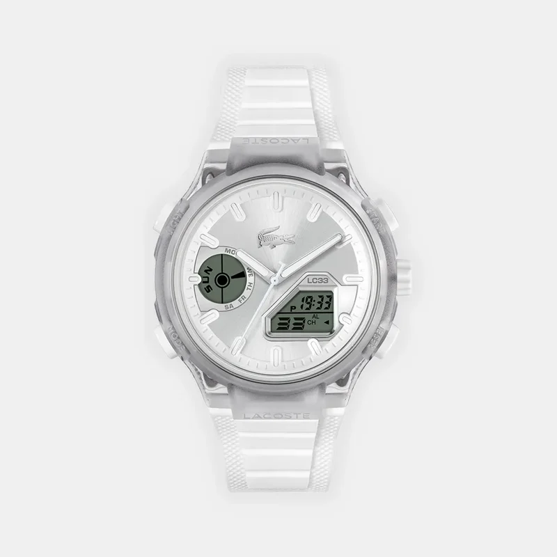 Montre LACOSTE Homme LC33 en Silicone Blanc 2011480