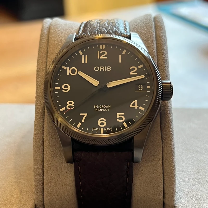 Montre Oris Big Crown Pro Pilot complète 01.751.7697.4264