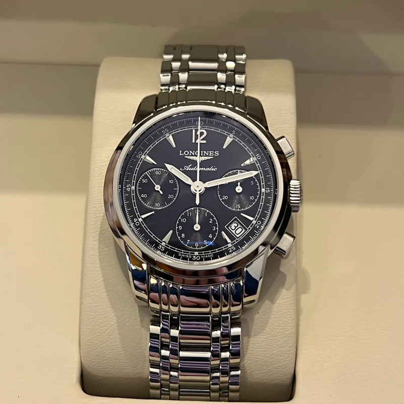 Coffret complet chronographe Longines Saint-Imier Collection L2.753.4.52.6