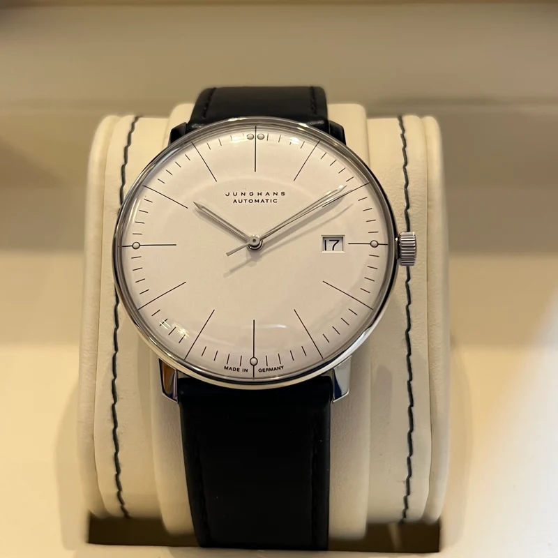 Junghans Max Bill 38 mm 08-2022 Ensemble complet 027/4002.44