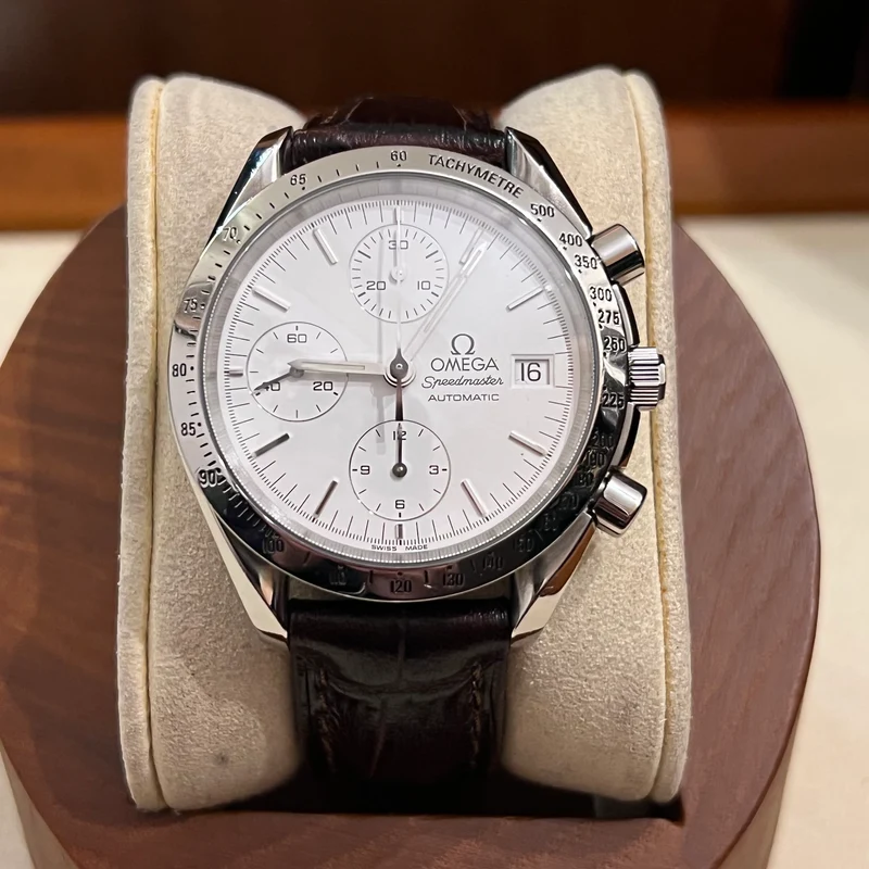 Omega Speedmaster Acier Cuir Date 3511.20