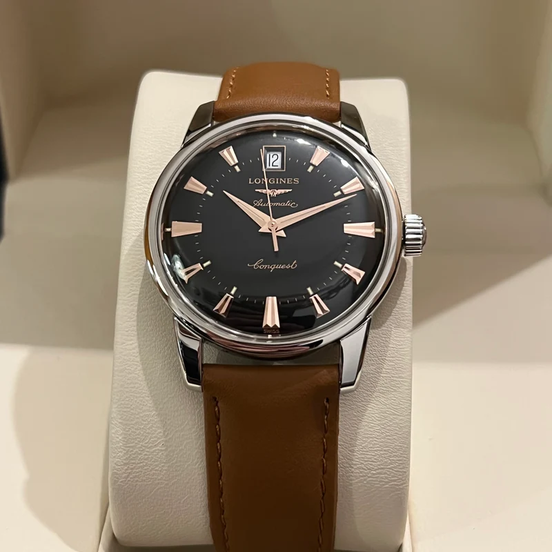 Coffret complet Longines Heritage Conquest L1.611.4.52.4