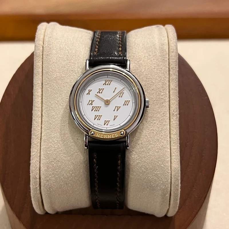 Hermès Lunette plaquée or Meteore