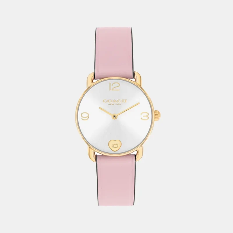 Montre COACH Femme Elliot en Cuir Rose 14000137
