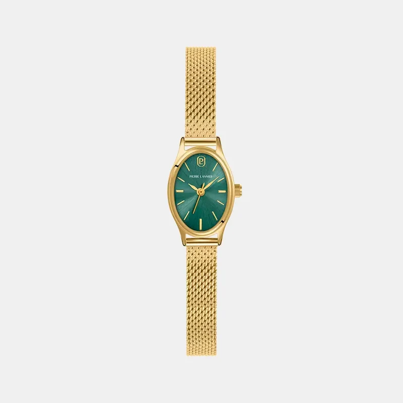 Montre PIERRE LANNIER Femme OVALIA en Acier Doré 075K572