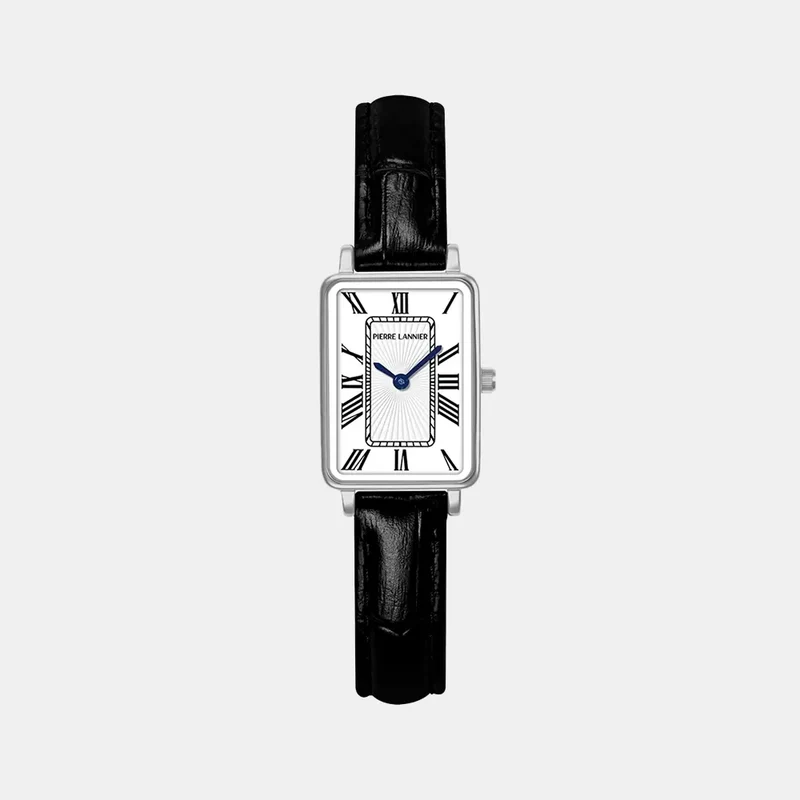 Montre PIERRE LANNIER Femme ARIANE en Cuir Noir 049D603