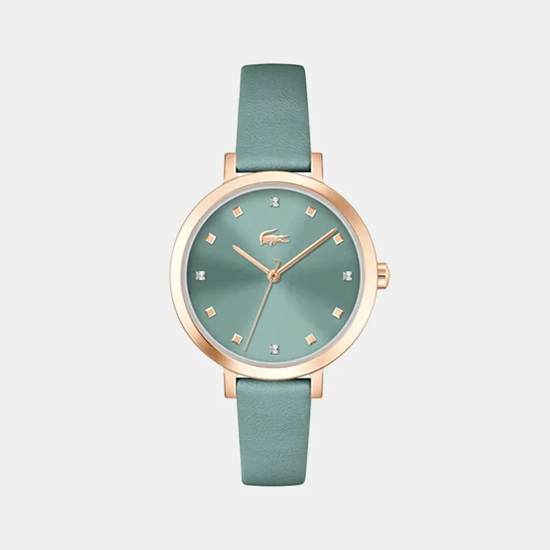 Montre LACOSTE Femme Riga en Cuir Vert 2001367
