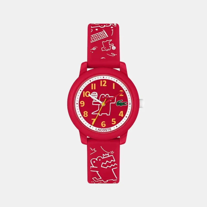 Montre LACOSTE Junior 12.12 en Silicone Rouge 2030059