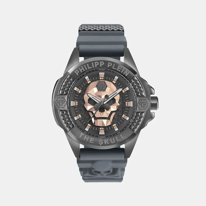 Montre PHILIPP PLEIN Homme The $kull en Silicone Gris PWAAA2324