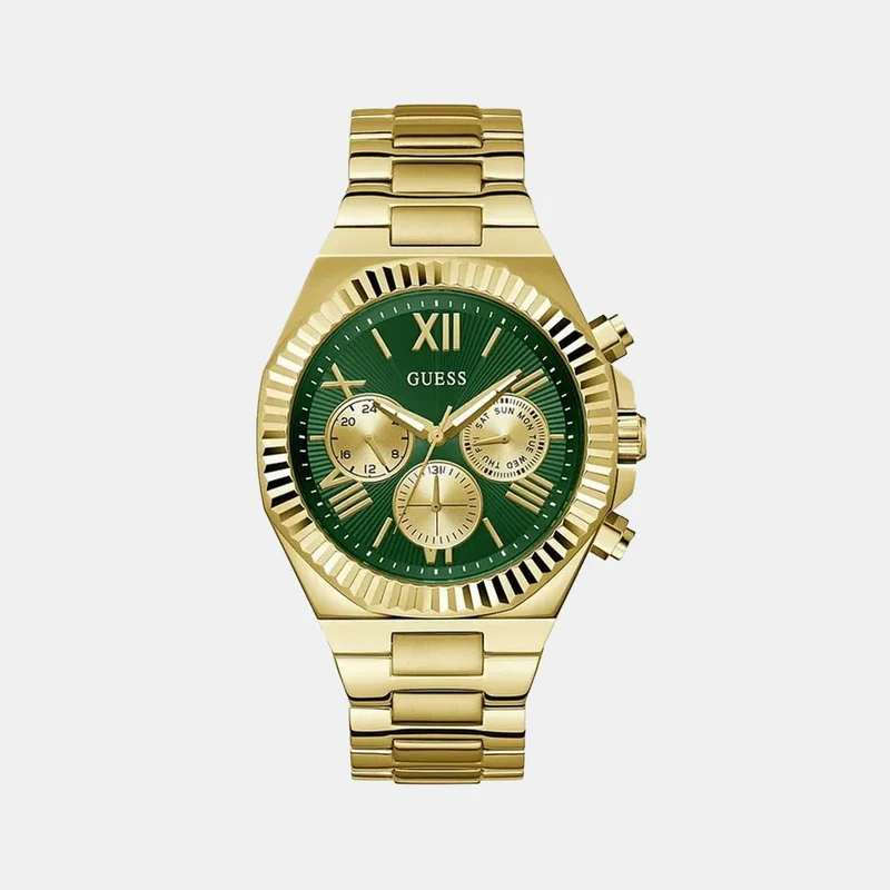 Montre GUESS Homme Equity en Acier Doré GW0703G2