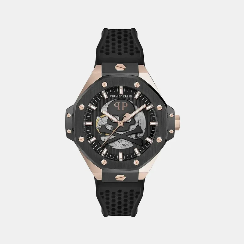 Montre PHILIPP PLEIN Homme $keleton Royal en Silicone Noir PWPFA0224