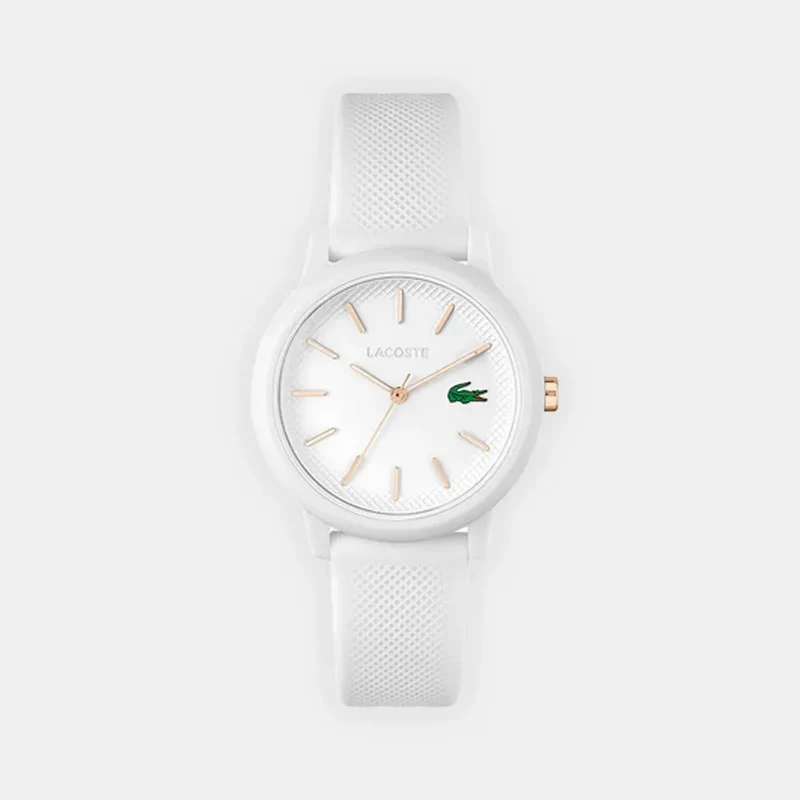 Montre LACOSTE Femme 12.12 en Silicone Blanc 2001211